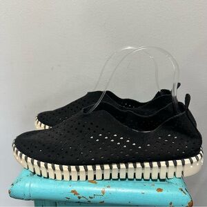 Ilse Jacobsen Tulip Slip On Shoes Black Size 38